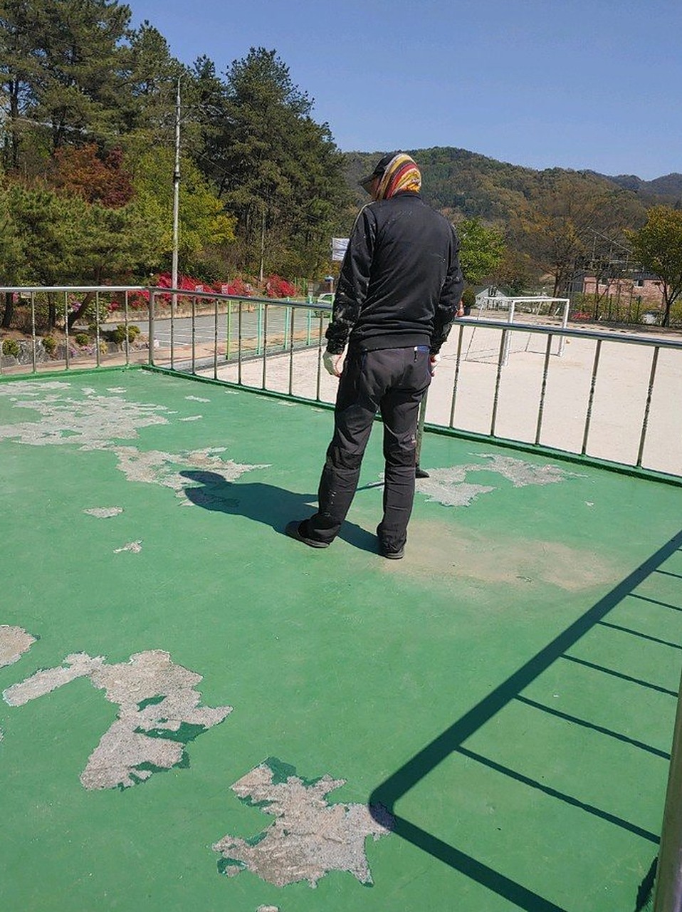 홍성 시설물·고소작업 - 고압 세척 전처리